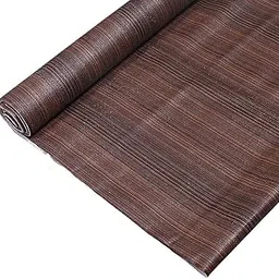 Wood Print Design Wardrobe Kitchen Drawer Cupboard Cabinet Shelf Mat, Shelf Liner 5 Mtr (Dark Brown)-picture-51