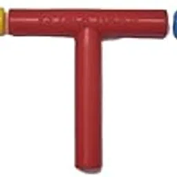 V3 Talk Tools Sensory Bitee + Bitee T-Tube Oral Motor Therapy Kit | Silicone Teether & Sensory Chew Set for Babies, Toddlers, Kids & Adults | Autism, ADHD & Special Needs | Speech, Feeding, OPT & Jaw Strengthening Aid (Soft, Medium & Textured Hard) (Yellow+Red+Blue)-picture-29