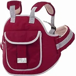 Crawl'in Children Motorcycle Safety Harness - Child Ride Strap - Kids Vehicle Adjustable Safety Harness Strap for Two Wheeler Bike Riding With Padded Strap (Maroon) image 1