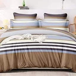 1 Reversible Comforter Super King size108 x 108 inch Both Side Same Print 1 Bedsheet King Size 108X108 inch with 2 Pillow Cover (Comforter with Bedsheet)-Multicolor-picture-22