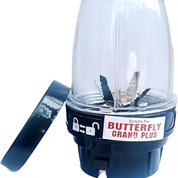 Butterfly Grand Plus Mixer Grinder Bullet Jar, 350ml, Clear and Black-picture-15
