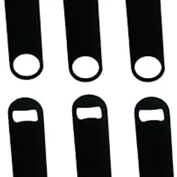 Dynore Stainless Steel Black Bottle/Beer/Soda Opener- Set of 6-image-42