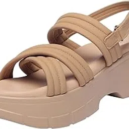 monrow Fancy and Stylish Trendy and Lightweight Casual Regularwear Vegan Flatform For Women and Girls-picture-32
