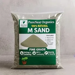 M Sand for Construction, Plastering & Masonry Work, Free from Silt & Organic Impurities (1.0, Kilograms)-picture-49