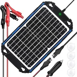 SUNER POWER Waterproof 12W 12V Solar Battery Charger & Maintainer Pro, Built-in UltraSmart MPPT Charge Controller, 12 Volt Solar Panel Trickle Charging Kits for Car Automotive Boat Marine RV Trailer-picture-28