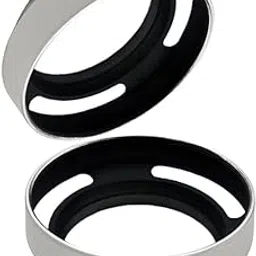 ATORSE 2Pcs Silver Aluminium Vented Lens Hood Shade for Leica 52Mm-image-8