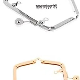 ZOOMELLA 2Pcs Metal DIY Purse Coins Bags Metal Kiss Clasp Alloy Lock Frame-picture-26
