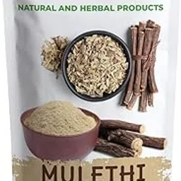 Mulethi Powder for Eating | Jeshthamadh | Pure Yashtimadhu For Drinking, Hair, Face Herbal Powder edible-picture-20