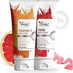 Oneway Happiness Rose & Vitamin C Body Lotion Set (2x100ml) – Natural Glow & Hydration-image-67