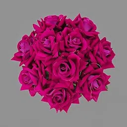 VIVIAN Pack Of 1 Beautiful Bridal Bun Juda Maker Flower Gajra Hair Accessories For Women, Wedding (New Rani)-picture-36