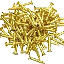 "BRASK" Brass Self Tapping Screws | CSK (Countersunk) Phillips Drive | Screws for hardware, electrical, marine, plumbing and industrial applications (100, Golden Brass, 19 mm x 6 mm (3/4 inch))-picture-16