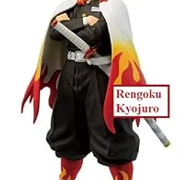 KENMA Demon Slayer Rengoku Kyojuro Folded Hands Action Figure Kimetsu no Yaiba Collectible Manga Weeb Toys Model-picture-18