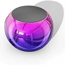Fast-TAG Ultra Mini Wireless Bluetooth Speaker with Heavy Metal Electroplating Round Speaker | Wireless Power Button Controlled, Long Lasting Battery & Quick Charge Pack of 1 (Multicolor)-image-7