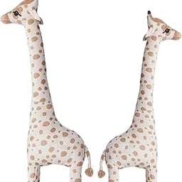 Bnf® 2Pcs Stuffed Animal Giraffe Plush Doll Decorations for Birthday Children Baby | Toys for Baby | Plush Baby Toys-image-56