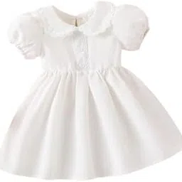 gentsone The Images You provided Showcase a White Baby Dress Suitable for Ages 1 to 6 Years, Under The Label Here are The Product Details Based on The Images-picture-51