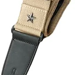 MERISHOPP Guitar Strap Cotton Cloth Leisure for Electric Guitar Mandolins Bass Guitars Khaki-picture-10