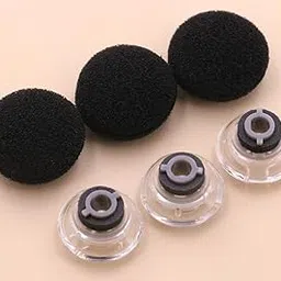 Eartip Kit Replacement for Plantronics Voyager Legend Bluetooth Headset, Medium Size Earbuds Ear Gels Tips and Foam for Voyager Legend / 5200 Earphone [ 3 Pack ] (Medium Clear)-picture-36