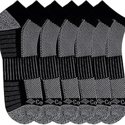 columbia Men SOCKS MN 6P NS/PIQ FTBED 6 PAIR image 1