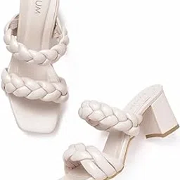 axium Women's knotted Block Heels, 2.4-Inch (SAN205)-picture-29