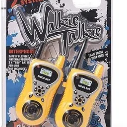 Role Play Toy 2-Player System, Yellow and Black, LCD Display, Interphone Communication Set, Safety Flexible Antenna, Ages 3+, BE-7732 Model-picture-14