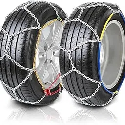 BKR Snow Chain Carbon Steel 16mm for Thar Old, Safari, Scorpio Old, XUV700, XUV500, Campus, Kia Sorento, Harrier also for 15"-16" & 17"-18" Tyres CA0149 image 1