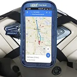 HBM Universal Mobile Holder/Pouch-Bag for All Scooters Scooty Activa Jupiter EV|Mobile Holder for All Type of Scooters Activa scooty|Scooter Phone Cover Holder|Bike Accessories|-picture-19