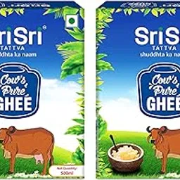 Sri Sri TATTVA shuddhta ka naam Cow Ghee - 500ml (Pack of 2) - Pure Cow Ghee for Better Digestion and Immunity-picture-11