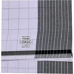 ismail Men's Pure Cotton Unstitched Lungis Comfort, Attractive and Traditional For Men (PLANE BLUE)-picture-31