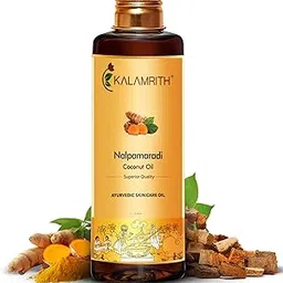 KALAMRITH Nalpamaradi Coconut oil 200 ML | Skin Care OIl | De-tanning and Skin Brigtening Oil-picture-22