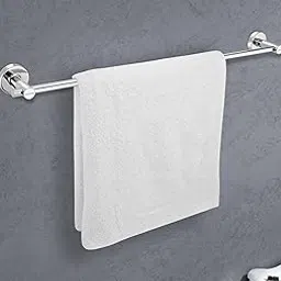 Johnson Alpha 24 Inch SS304 Towel Rod | Towel Hanger for Bathroom | 304 Grade Stainless Steel Towel Holder | Chrome Colour | T1550CAMZ | 1 Year Warranty-picture-27