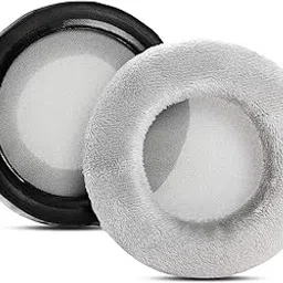 Velour Ear Pads Cushions Covers Replacement Earpads Foam Pillow Compatible with Beyerdynamic DT 990 Pro DT 770 Pro DT990 DT770 Pro Headphone (Grey) image 1