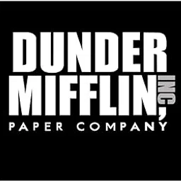 URBAN PENDU Dunder Mifflin Mousepad (Black) (Size 9 * 7.5) inches . Gift for Friend-picture-18