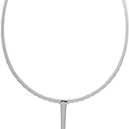 Li-Ning XIPHOS X1 Badminton Racquet - Unstrung, 87 Grams, G5 Grip, Aerodynamic Frame, Carbon Fiber, Flexible Shaft (White/Silver)-image-1