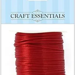 Itsy Bitsy- Satin Ribbon - Red, 1.5mm, 40 Meter, 1 Roll image 1