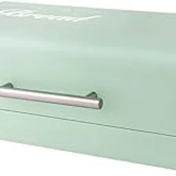 MERISHOPP Iron Bread Box Bread Bin Organizer Bread Keeper for Counter Kitchen Green-picture-17