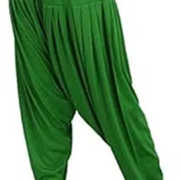 casuals Women Solid Shade Viscose Blend Stylish Single Reguar Patiala Pants Harem Pants M.P.Green-picture-47