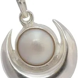shree emporium Sterling Silver 925 Pendant Locket with Chand Moti – Moon Pearl Locket, Timeless Jewelry for Women and Girls-picture-26
