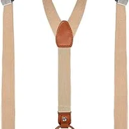 chuongkaiye 2.5cm Y Shape Jeans Hook Suspenders with 4 Clips Adjustable Buckle Straps for Adults-picture-11