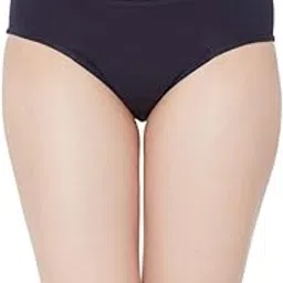 juliet Women's Period Panty Cotton Reusable with Multi Layer Absorbent Fabric|Leak Proof Full Coverage Soft Comfortable Hipster|Dark Colors|Use with Sanitary Pads for Hygiene Purpose-picture-47