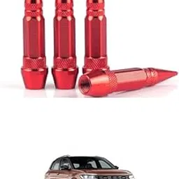 LOVMOTO 4PC Spiked Aluminum Valve Stem Caps, Heavy Duty Tire Caps Dust-Proof Air-Proof Valve Stem Covers for Cars SUVs Trucks Motorcycles Bicycles Comfortable with T-Cr-OSS-picture-11