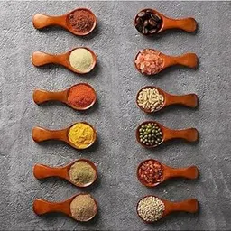 Believe Stores Wooden Masala Spoon - Spice Spoon - Tea Small Spoons Jars - Wood Spoon for Tea, Honey, Coffee, Sugar, Condiments & Spices, Set 12, 9 Cm-picture-24