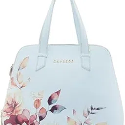 Alaya Medium Satchel Bag for Women | Stylish Floral Print Faux Leather Shoulder Bag with Multiple Compartments & Comfortable Handles | Perfect for Work, Travel, and Everyday Use-image-63