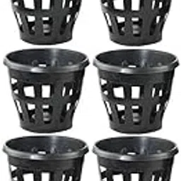 Plastic Orchid Plant Pot, (5" Diameter x 4" Height) (Pack of 10)-picture-33