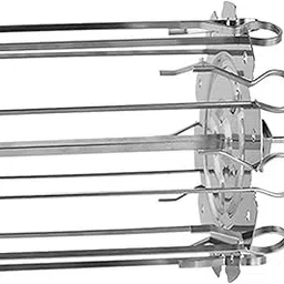 Rotisserie Kebab Skewer Set Rotisserie Kabob Rod for Steak French Fries Meat-picture-23
