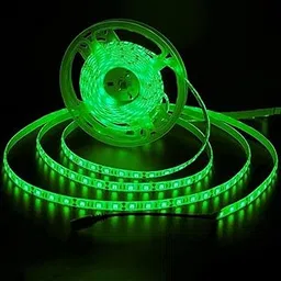 NORTIXON LED (240 LED per Meter LED Flexible Strip Cove Light with Self Adhesive Surface -(5 Meter roll) Decorative or Profile Light Driver/Adaptor NOT Included (Green)-picture-18