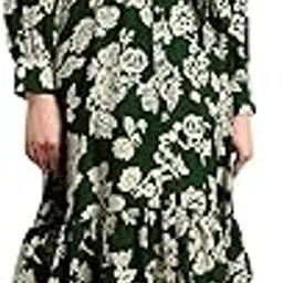 Women's Rayon Fit and Flare Midi Dress-image-70