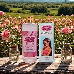 Opulent Glow Rose Water 240ml and Glycerine 100gm Combo Pack, Facial Toner, Hydrating (100MG & 240ML)-picture-46