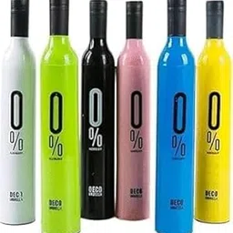 boxberry Bottle-Shaped Folding Umbrella, 100 cm Canopy, Multiple Colours Available-picture-21