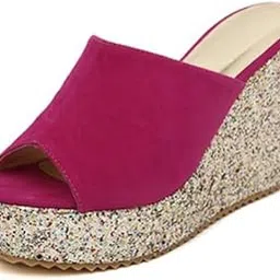 glo glamp Women's Fancy And Stylish wedges Heeled Sandal for Women's And Girls-picture-11