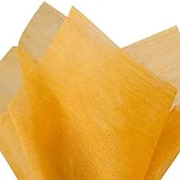 3A Featuretail Tissue Paper/Non Woven Fabric for Gift/Flowers Making and Bouquet Wrapping 24 Inch x 28 Inch (Golden Tissue, 40 Sheets)-picture-11